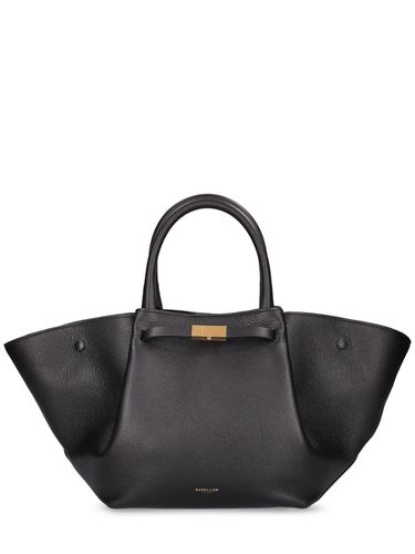 Midi New York Grain Leather Tote Bag - DEMELLIER - Modalova