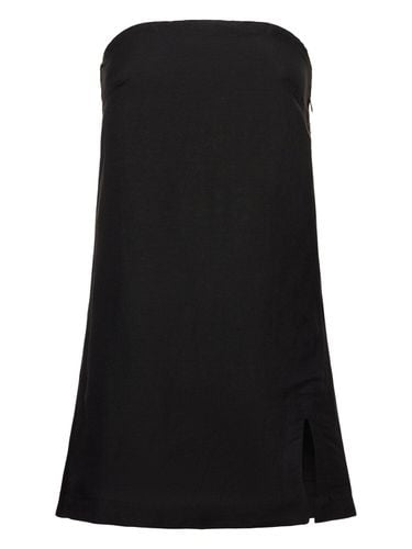 Presley Strapless Viscose Mini Dress - POSSE - Modalova