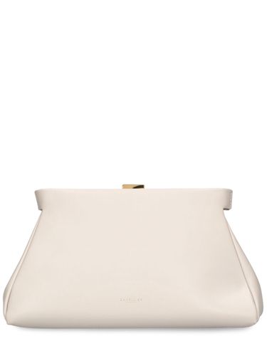 Cannes Chunky Chain Leather Clutch - DEMELLIER - Modalova