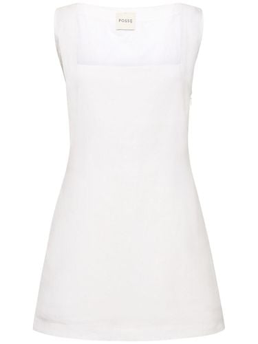 Alice Linen Mini Dress - POSSE - Modalova