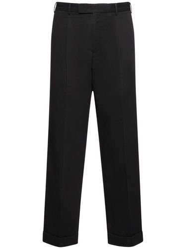 Quindici Cotton & Linen Gabardine Pants - PT TORINO - Modalova