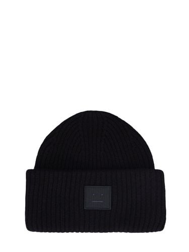 Pansy 'n Face Wool Beanie - ACNE STUDIOS - Modalova