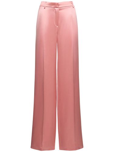 Silk Satin Straight Pants - MAGDA BUTRYM - Modalova