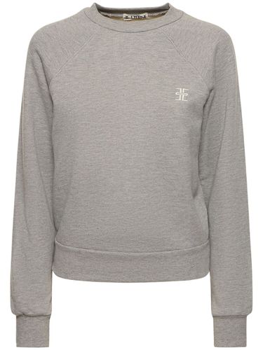 Raglan Cotton Blend Sweatshirt - ÉTERNE - Modalova