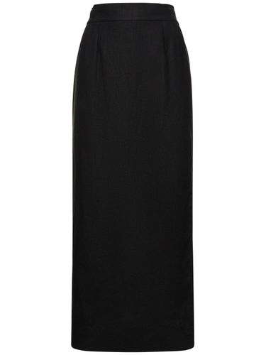 Emma Linen Midi Pencil Skirt - POSSE - Modalova