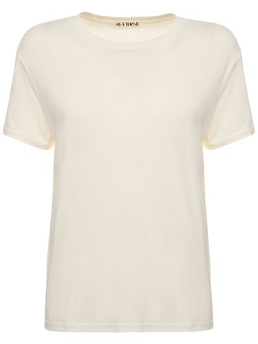 Short Sleeve Cotton T-shirt - ÉTERNE - Modalova