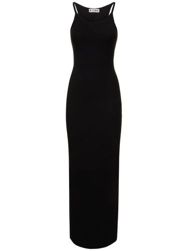 Cotton Blend Long Tank Dress - ÉTERNE - Modalova