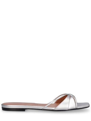 Lust Metallic Leather Mule Flats - D'ACCORI - Modalova