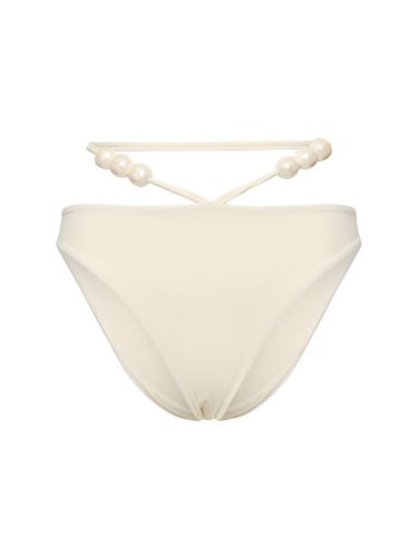 Jersey Bikini Bottoms W/beads - MAGDA BUTRYM - Modalova