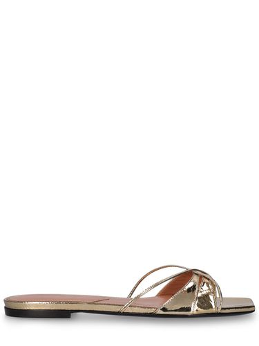 Lust Metallic Leather Mule Flats - D'ACCORI - Modalova