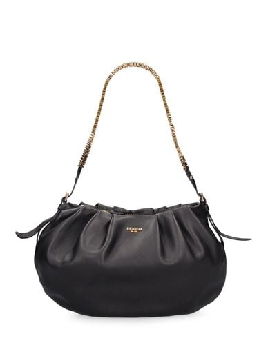 Logo Napa Leather Shoulder Bag - MOSCHINO - Modalova