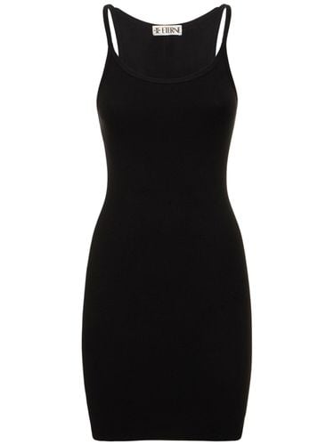 Tank Cotton Blend Mini Dress - ÉTERNE - Modalova