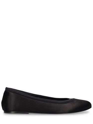 Frano Satin Ballerina Flat Shoes - LOULOU STUDIO - Modalova