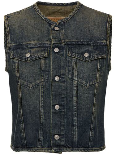 Cotton Denim Vest - MM6 MAISON MARGIELA - Modalova