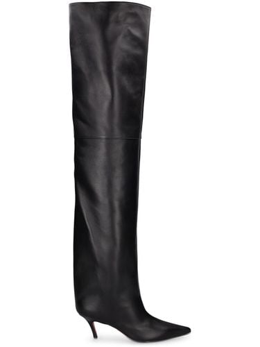 Mm Fiona Nappa Thigh-high Boots - AMINA MUADDI - Modalova