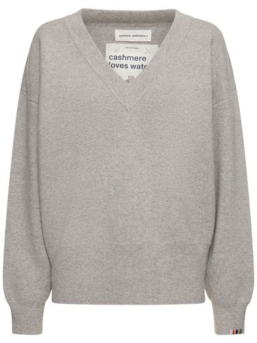 Suéter De Cashmere Con Cuello En V - EXTREME CASHMERE - Modalova