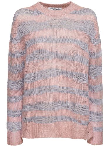 Karita Cotton Blend Crewneck Sweater - ACNE STUDIOS - Modalova