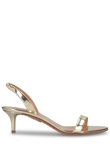 Mm So Nude Leather Slingback Sandals - AQUAZZURA - Modalova