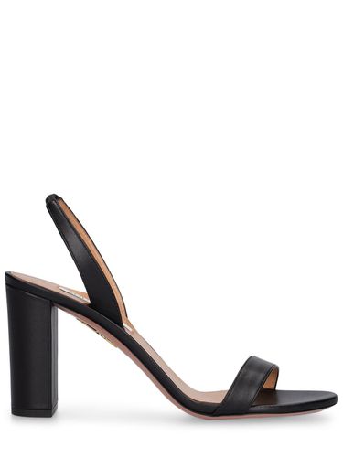 Mm So Nude Leather Sandals - AQUAZZURA - Modalova