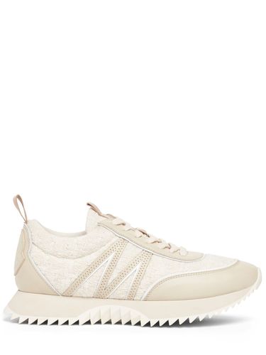 Mm Pacey Cotton Sneakers - MONCLER - Modalova