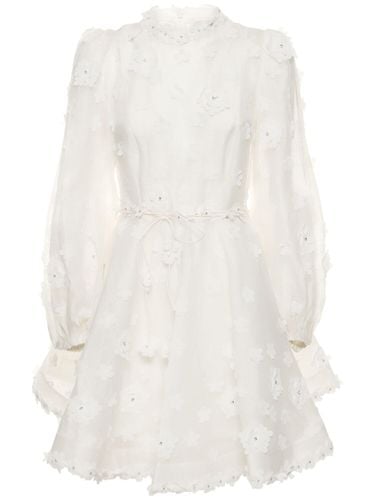 Matchmaker Lift Off Linen Mini Dress - ZIMMERMANN - Modalova