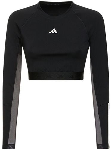 Hyperglam Long Sleeve Crop Top - ADIDAS PERFORMANCE - Modalova