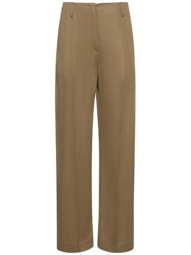 Pitmel Tailored Mid Waist Wide Pants - ACNE STUDIOS - Modalova