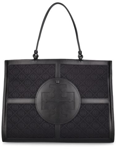 T Monogram Quadrant Tote Bag - TORY BURCH - Modalova