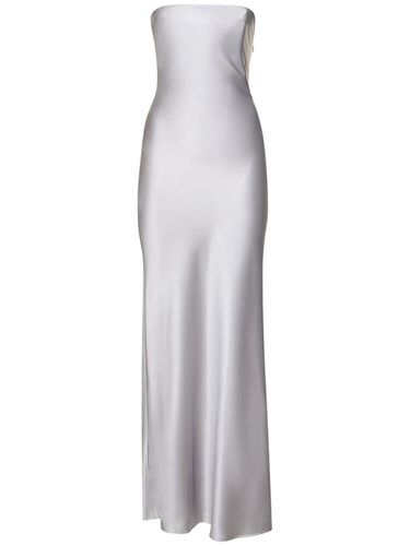 Vestito Maxi Palladium In Viscosa Metallizzata - CHRISTOPHER ESBER - Modalova