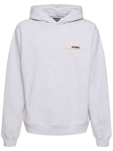 Le Hoodie Gros Grain Cotton Sweatshirt - JACQUEMUS - Modalova