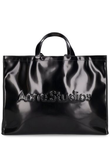 Bolso Tote De Vinilo Con Logo - ACNE STUDIOS - Modalova