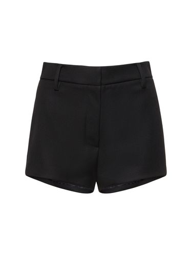 Wool Mid Rise Shorts - MAGDA BUTRYM - Modalova