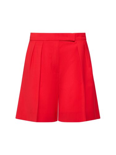 Jessica Pleated Wool Shorts - MAX MARA - Modalova