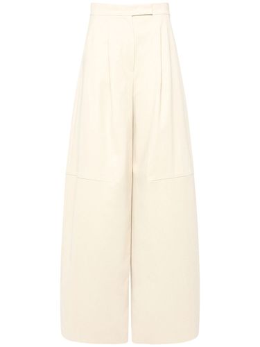 Avoriaz Cotton Double Canvas Wide Pants - MAX MARA - Modalova