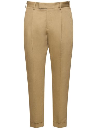 Rebel Cotton & Linen Pants - PT TORINO - Modalova