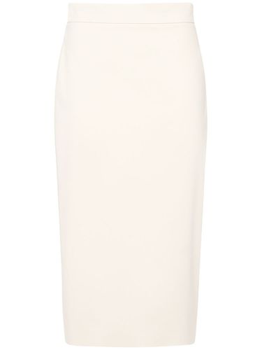 Eden Double Cotton Canvas Midi Skirt - MAX MARA - Modalova