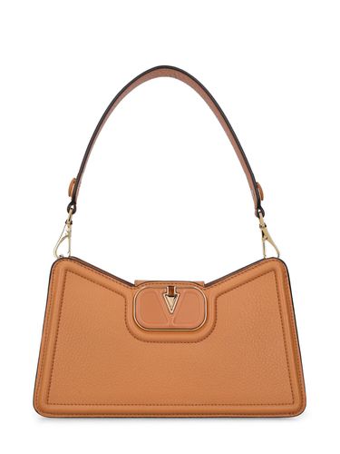 V Logo Leather Shoulder Bag - VALENTINO GARAVANI - Modalova