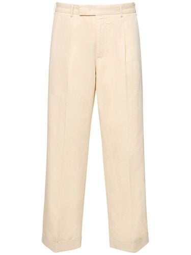 Quindici Cotton & Linen Gabardine Pants - PT TORINO - Modalova