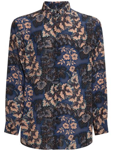 Floral Silk Long Sleeve Shirt - ETRO - Modalova