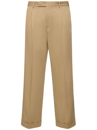 Quindici Cotton & Linen Gabardine Pants - PT TORINO - Modalova