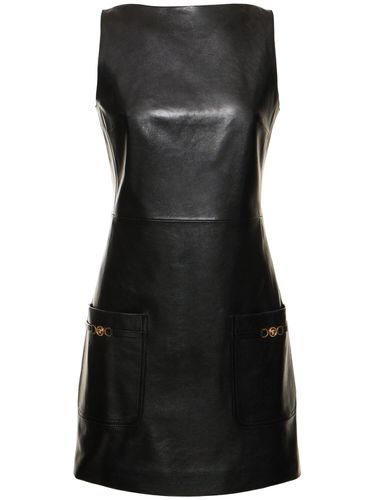 Hollywood Series Leather Dress - VERSACE - Modalova