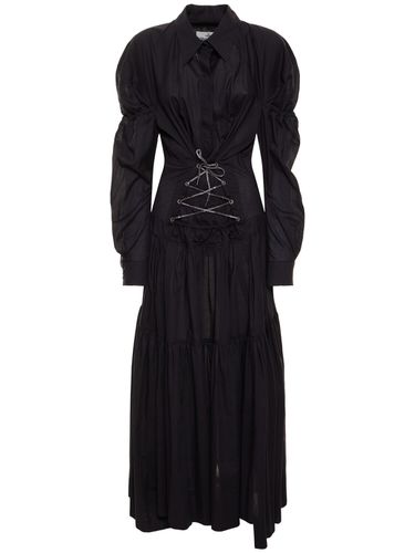 Ls Kate Lace Up Poplin Midi Dress - VIVIENNE WESTWOOD - Modalova