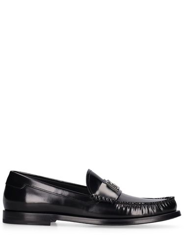 City Blanco Leather Loafers - DOLCE & GABBANA - Modalova