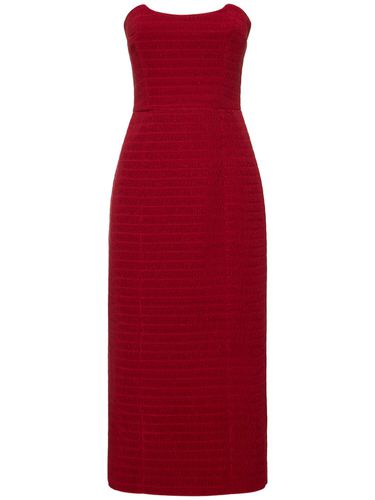 Ryder Strapless Tweed Midi Dress - EMILIA WICKSTEAD - Modalova