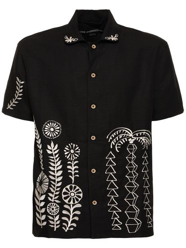 May Embroidered Linen & Cotton Shirt - ANDERSSON BELL - Modalova