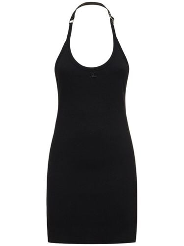 Holistic Buckle 90's Rib Short Dress - COURREGES - Modalova