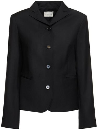 Marnie Cinched Wool Blazer - LOULOU STUDIO - Modalova