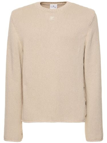 Open Side Cotton & Linen Knit Sweater - COURREGES - Modalova