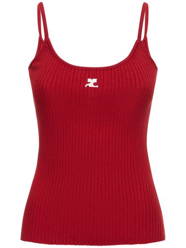 Knit Tank Top - COURREGES - Modalova