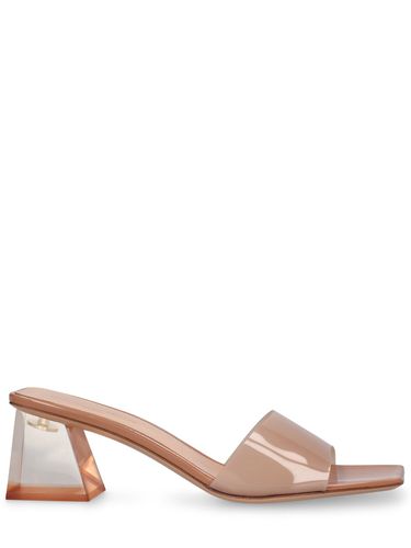 Mm Cosmic Plexi & Patent Leather Mules - GIANVITO ROSSI - Modalova